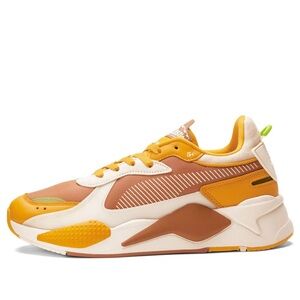 Puma Men's Sneakers ( WHITE CASTLE) in Orange and Cream